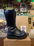 Grinders Steel Toe Boots/ Size UK8 / Made in England / Blue Rub Off 20 Hole