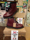 Dr Martens 101 Cherry 6 Hole Size 10