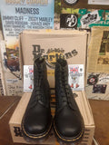 Dr Martens Vintage 1460z Black Greasy  8 Hole Made in England Size 12