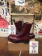 Getta Grip Vintage 90's, Size UK6.5, Made in England, Oxblood Steel 10 Hole, Women's Leather Boots