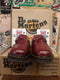 Dr Martens Made in England Export Quality Monk Strap Cherry Red Shoe Size 8