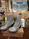 Dr Martens Darcie Grey and Silver Croc Print Various Sizes