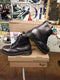 Dr Martens Boots, Size UK3-4, Ankle Boots, Black/Pink Leather, 6 Eye Boots, 8175