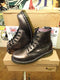 Dr Martens Boots, Size UK3-4, Ankle Boots, Black/Pink Leather, 6 Eye Boots, 8175