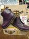 Dr Martens 8175 Made in England Purple 6 Hole Size 5