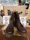 Dr Martens 1490 Tan Greasy 10 Hole Made in England Size 7