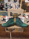 Dr Martens Boots 101 / Size UK4 / Made in England / Green Outrigger Leather / 6 Hole