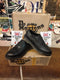 Dr Martens Brogue Shoes, Size UK7, Made in England, Vintage 90's, Black Waxy Shoes / 9475