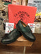 Gladiator 3 Hole Made in England Green Waxy Leather Size 10