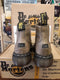 Dr Martens Made in England Linen Harvey 6 Eye Moccasinapron Boot Size 4