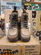 Dr Martens Made in England Linen Harvey 6 Eye Moccasinapron Boot Size 4