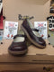 Dr Martens Bugundy Mel Mary Jane&#39;s Size 4