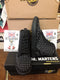 Dr Martens 7 Eyelet Black Canvas Studded Boot Size 4