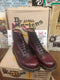 Dr Martens 1460 Red Vintage 8 Hole Made in England Size 9