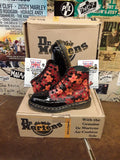 Dr Martens Patent Mistflower, Vintage 90's, Made in England, Black 6 Hole Ankle Boots / Various Sizes 8175
