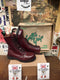 Getta Grip Vintage 90's, Size UK6.5, Made in England, Oxblood Steel 10 Hole, Women's Leather Boots