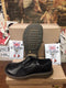 Dr Martens Loafers, Black Slip on, Size UK8, Leather Shoes / 3a65