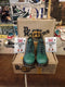 Dr Martens Boots 101 / Size UK4 / Made in England / Green Outrigger Leather / 6 Hole