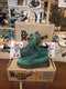 Dr Martens Boots 101 / Size UK4 / Made in England / Green Outrigger Leather / 6 Hole