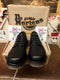 Dr Martens Made in England, Size UK12, Vintage 90's, Black Leather Shoes, 5 Hole / 2a31