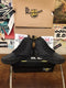 Dr Martens 7 Eyelet Black Canvas Studded Boot Size 4