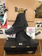 Dr Martens 7 Eyelet Black Canvas Studded Boot Size 4