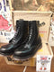 Dr Martens Vintage 1919, Made in England, Mens Black Boots, 10 Hole in Various Size