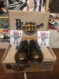 Dr Martens 3989 Made in England Yellow Rub Off Brogue Size 4