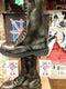NPS 14 Hole Steel Boot Made in England White Rub Off Size 7