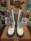 Dr Martens 9623 White 14 Hole Made in England  Size 8