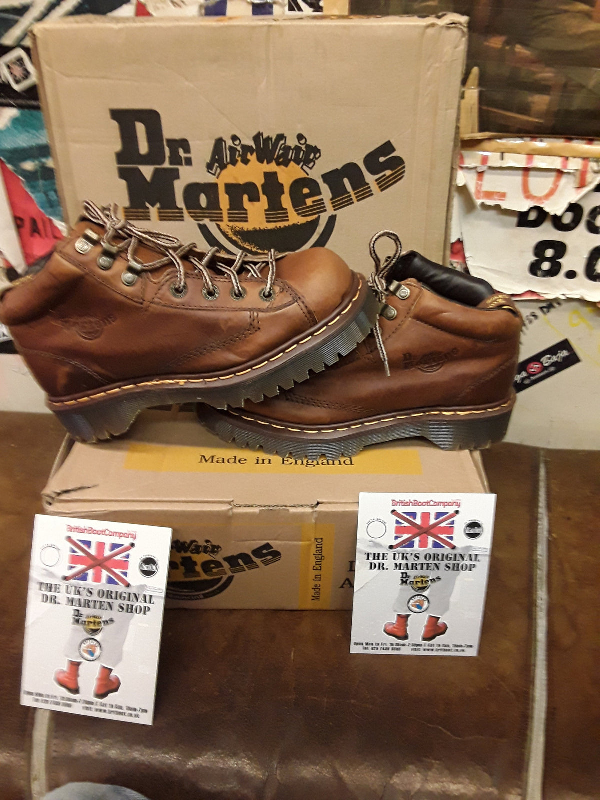 Dr Martens 8287 Peanut Made in England Hiker Boot
