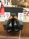 Loakes Made in England, Size UK 9.5, Vintage 80's, Black Leather Shoes, 3 Hole Shoe  / 761b