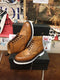 Loakes Burford Tan Calf Made in England White Sole Size 6.5