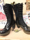 Dr Martens Dee 14 Hole Black Patent Size 5