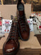 Dr Martens Les Monkey Boots, Size UK12, Made in England, Brown Polished Leather, 7 hole Boots