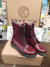 Tredair cherry red 10 hole,vintage 1990's, Sizes 3&5 Made in England. Very rare.