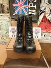 NPS 14 Hole Steel Boot Made in England White Rub Off Size 7