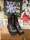 NPS 14 Hole Steel Boot Made in England White Rub Off Size 7