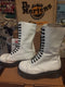 Dr Martens 9623 White 14 Hole Made in England  Size 8
