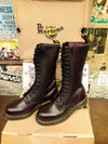 Dr Martens 9733 Red Vintage 14 Hole Double Zip Boots Various Sizes