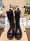 Dr Martens 9733 Red Vintage 14 Hole Double Zip Boots Various Sizes