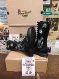 Dr Martens Anissa Black 14 Hole Zip Boot