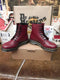 Dr Martens 1460 Made in England Cherry 8 Hole Various Sizes