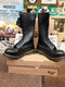 Dr Martens 1942, size UK 3-12, Black 20 Hole Steel