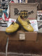 Dr Martens Steel Toe Shoes, Size UK3, Made in England, Vintage 90's, Yellow Leather Shoes  / 1925z