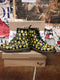 Dr Martena 1460, Limited Edition, Patterned Boots, Black and Yellow Gothic Rose, Womens Ankle Boots / Various Sizes