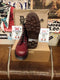 Dr Martens 1906 Made in England Cherry 7 Hole Steel Size 9