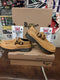 Dr Martens Punched Sandal / Size UK4 / Made in England / Mustard  8610