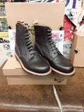 Dr Martens 8 Hole Brown Grizzly Smart Casual Wear Boot Size 8