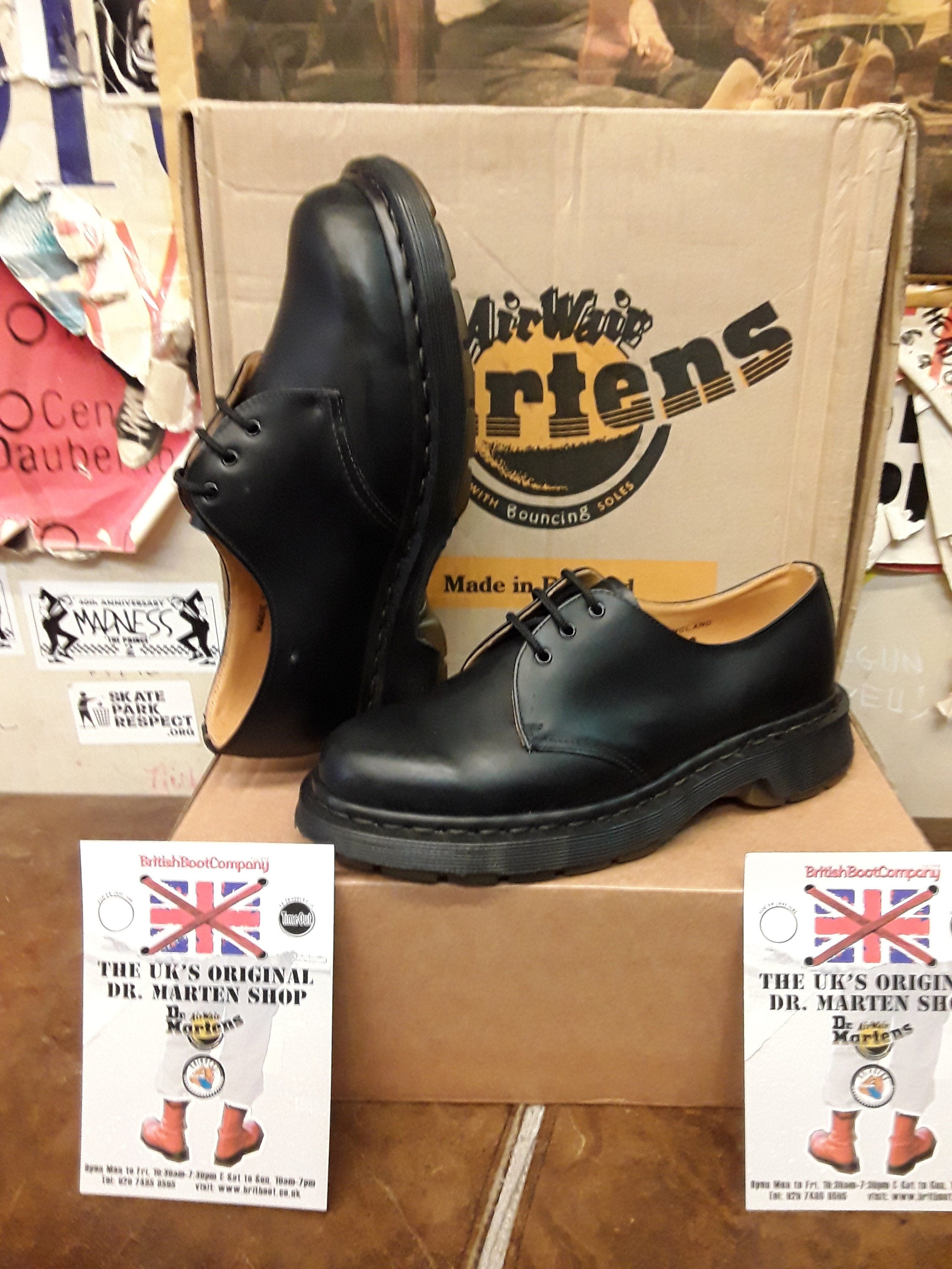 Dr Martens 1461 Made in England Black Neo Sole